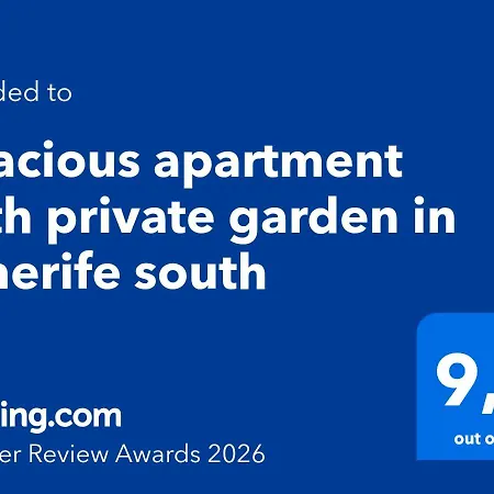 Spacious With Private Garden In Tenerife South Apartmán San Miguel de Abona
